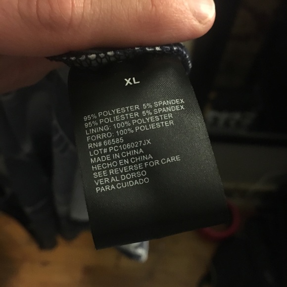 XL cowl dress navy white stretchy soft NWT - Picture 6 of 6